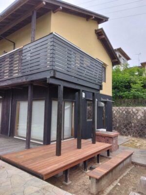 木製、バルコニー、やり替え、工事、リフォーム、修理、交換、縮小、減築、マニルカラ、長持ち、頑丈