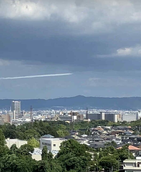 2025年7月13日、ブルーインパレス、北摂、関西万博、南下中、白い煙