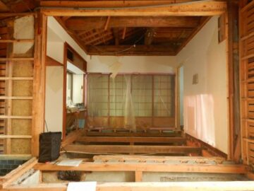 新年早々、古民家リフォーム始まっています